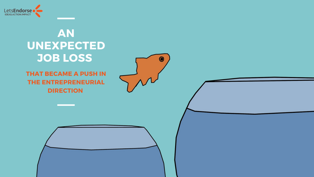 An image of a fish representing the journey of starting a small business after a job loss